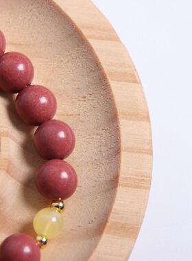 0.8桃之夭夭手串中药手串传统药香珠手链天然古法手工持久留香