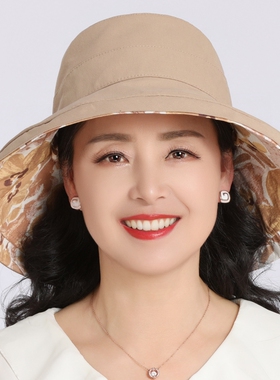 渔夫帽女夏季遮阳帽防晒