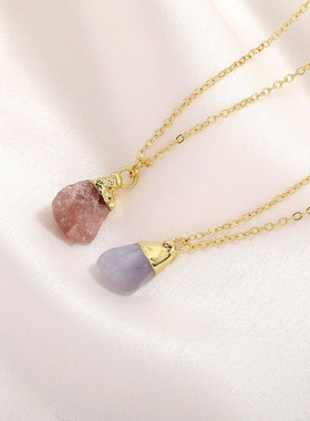 天然水晶玛瑙不规则挂件吊坠天然