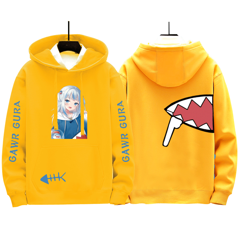 hololive鲨鱼娘噶呜古拉动漫卫衣 凯畅思屿卫衣