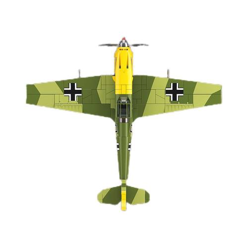 全冠新品军事德系BF-109E-4EMIL埃米尔战斗机积木益智拼装玩具男 - 图3