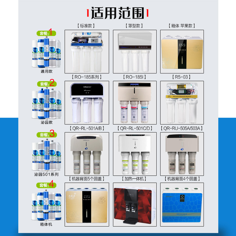 滤芯家用五级纯水机安吉尔活性炭 德众俊宇电器净水器