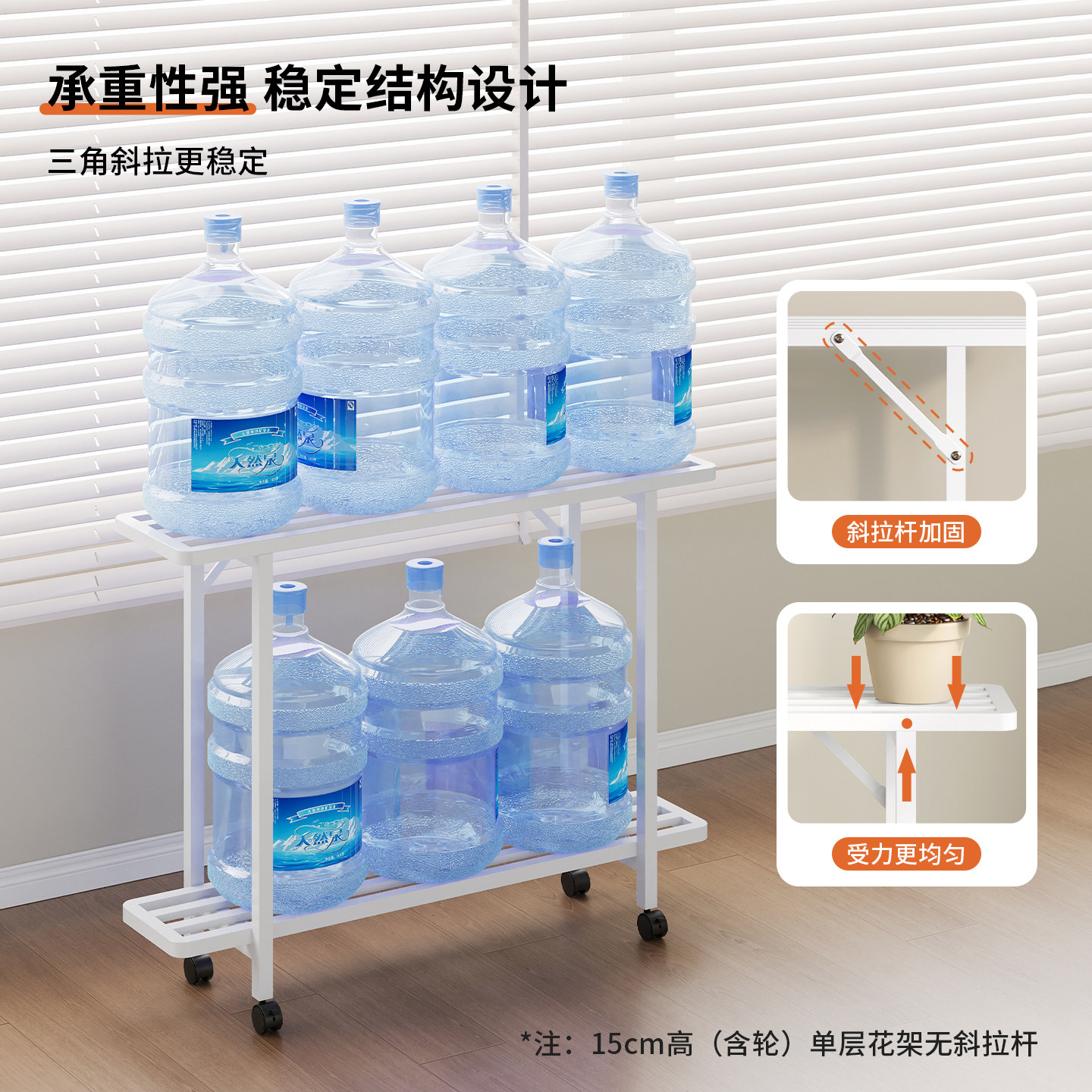 可移动阳台花架2025新款花架子客厅落地式花盆架阶梯式铁艺植物架,淘宝优惠券,粉丝福利购,淘宝优惠卷