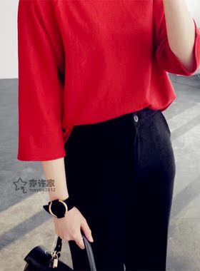 韩国欧美风复古金属圆扣配饰手链