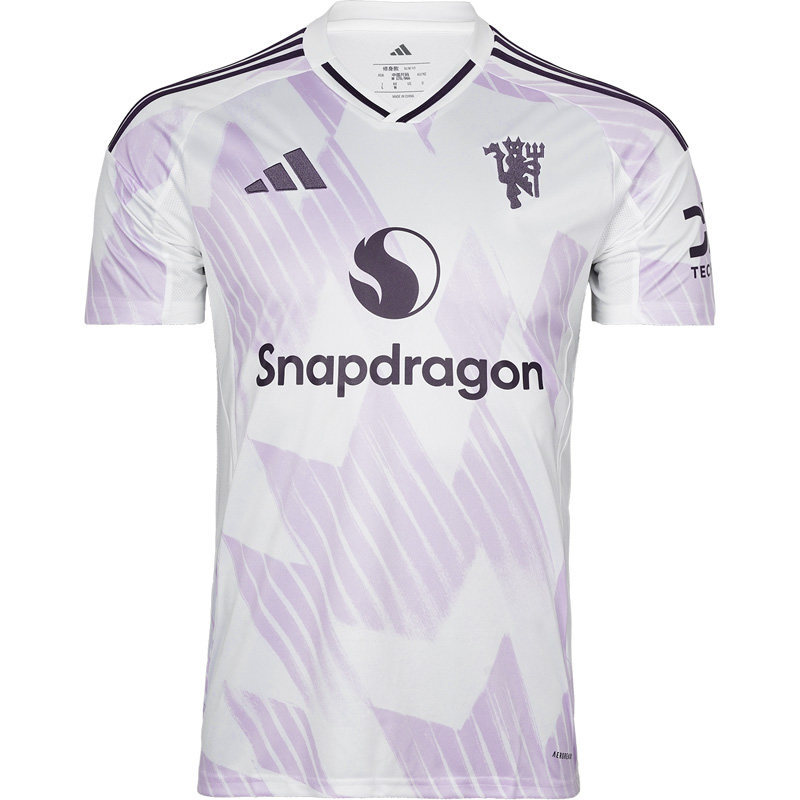 天朗足球 阿迪达斯25/26赛季曼联客场短袖球迷版球衣足球服JI7423,淘宝优惠券,粉丝福利购,淘宝优惠卷