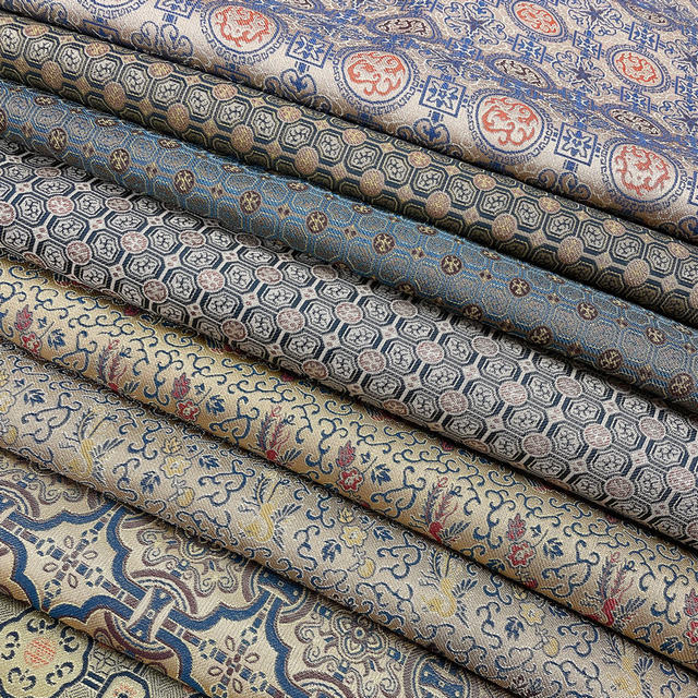 Chinese style jacquard song brocade fabric clothing fabric