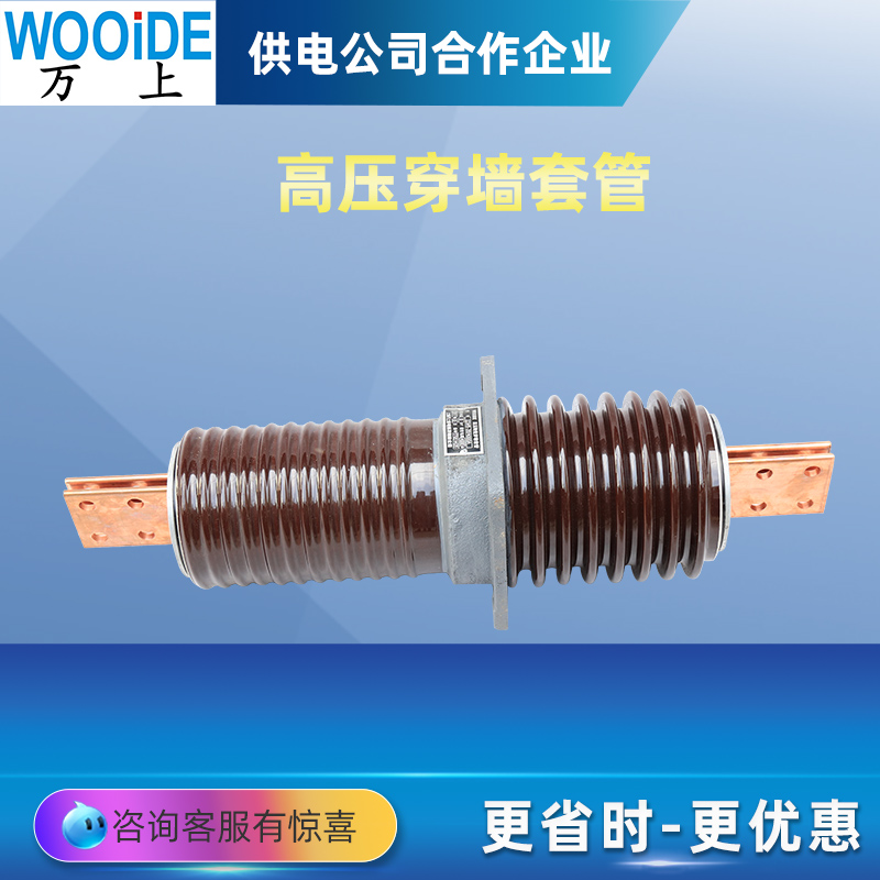 万上电气CWB-CWC-12-35/630A高压穿墙套管1250A-TG4-10Q-24KV - 图3