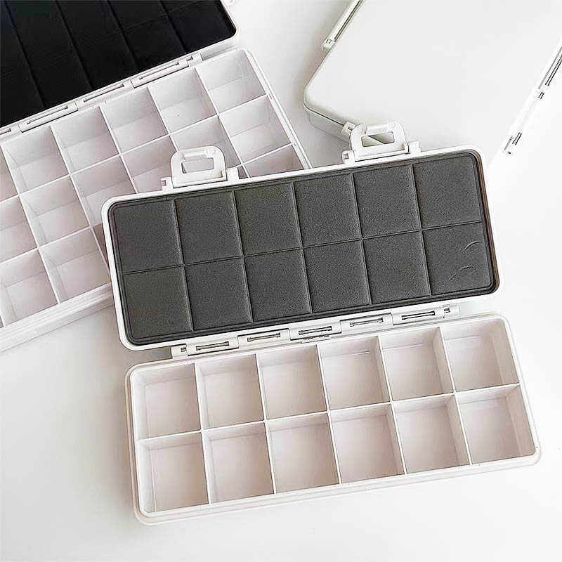 水粉丙烯油画颜料盒保湿盒12色18色24色36色收纳美术绘画便携加厚,淘宝优惠券,粉丝福利购,淘宝优惠卷