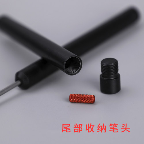 皮革边油笔 可换头铝合金边油盒手工diy皮具油边神器皮边处理工具 - 图2