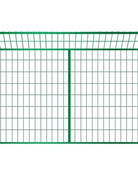 绿色包塑圈山圈地养殖双边丝护栏网高速公铁路厂区防护隔离围栏网