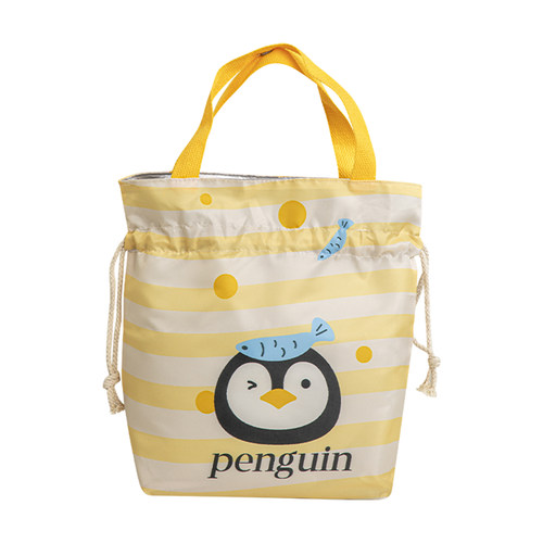 日式卡通抽绳卡通便当袋学生带饭便当包保温饭盒袋餐包袋子束口袋 - 图3