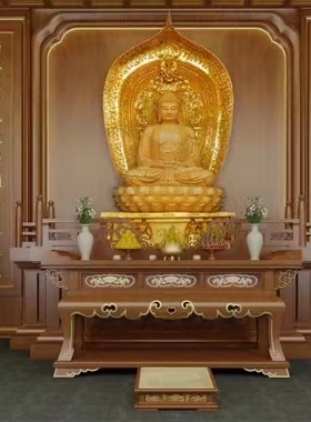 大型木雕佛像药师三圣释迦牟尼佛地藏王观音菩萨神像定制铜塑生漆