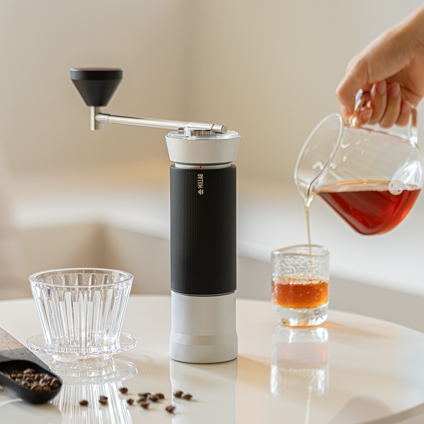 Ручная кофемолка Taimo x MILLAB M01, кофейный запасной инструмент для помола зёрен кофе, помол вручную