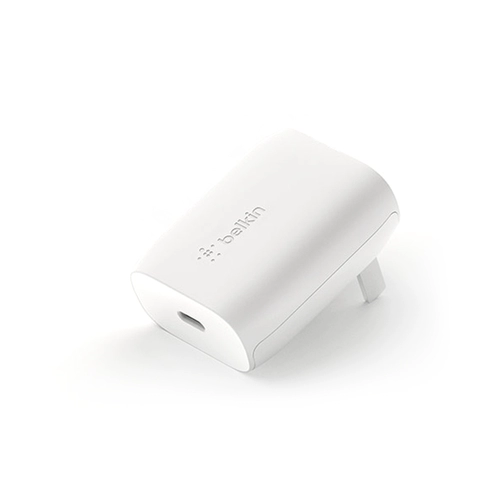 Belkin Бытовое зарядное устройство Belkin 20 Вт, разъем USB-C, подходит для iPhone15/14/13, Apple 12PD, быстрая зарядка