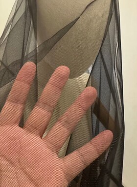 黑色2米宽遮面凹造型婚纱头纱女