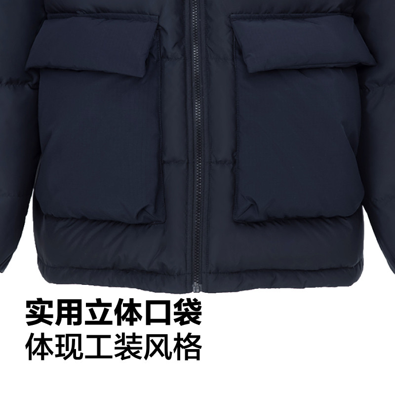 CONVERSE匡威官方男运动轻便鸭绒羽绒服温暖过冬立领外套10023755