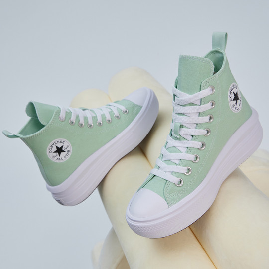 CONVERSE匡威官方 All Star Move大童轻便云朵厚底鞋A06350C