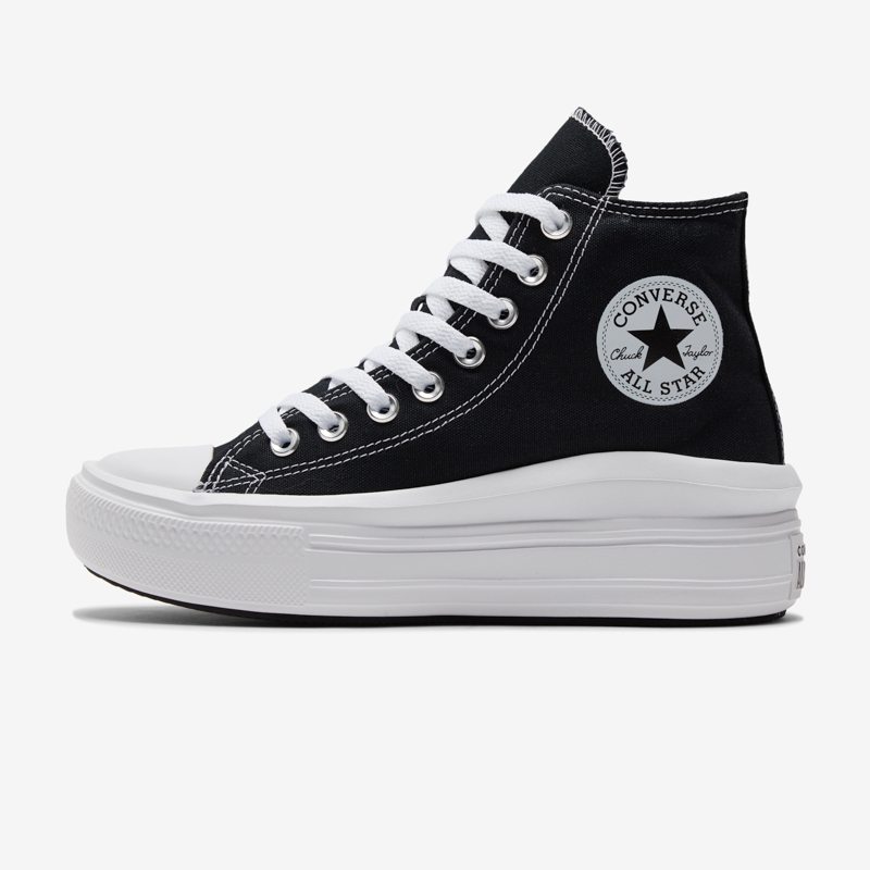 CONVERSE匡威官方 All Star Move女云朵厚底鞋高帮帆布鞋568497C