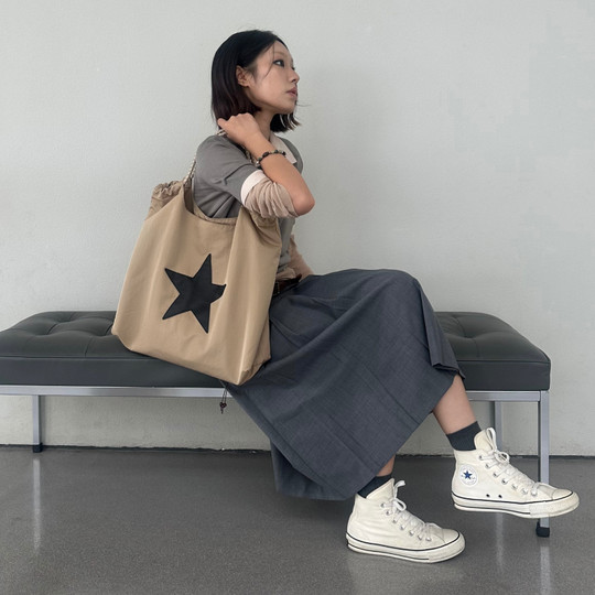 CONVERSE official TOTE men and women design tote bag carry bag shoulder bag UA5753