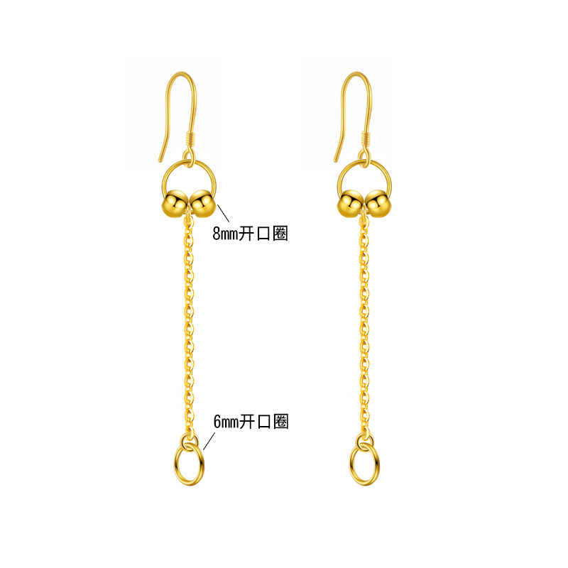 整套925纯银耳钩链大开口圈银饰耳饰配件防过敏扁钩链圈耳坠耳环,淘宝优惠券,粉丝福利购,淘宝优惠卷