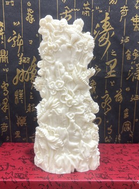 象牙果九龙观音摆件观世音菩萨家居佛像办公装饰工艺品