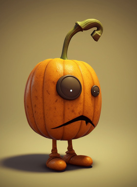 幽灵派对南瓜树脂工艺品2023跨境新品万圣节南瓜户外装饰家居摆件