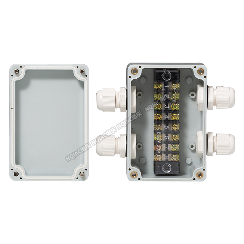 南庆室外塑料防水接线端子盒 分线盒穿线箱 过线盒布线TB接线端子
