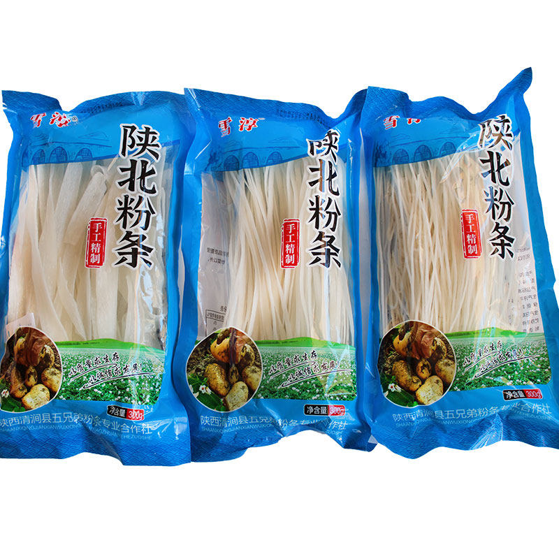 清涧粉条陕北手工粉条马铃薯粉条土豆粉榆林延安手工粉条1800克_虎窝淘