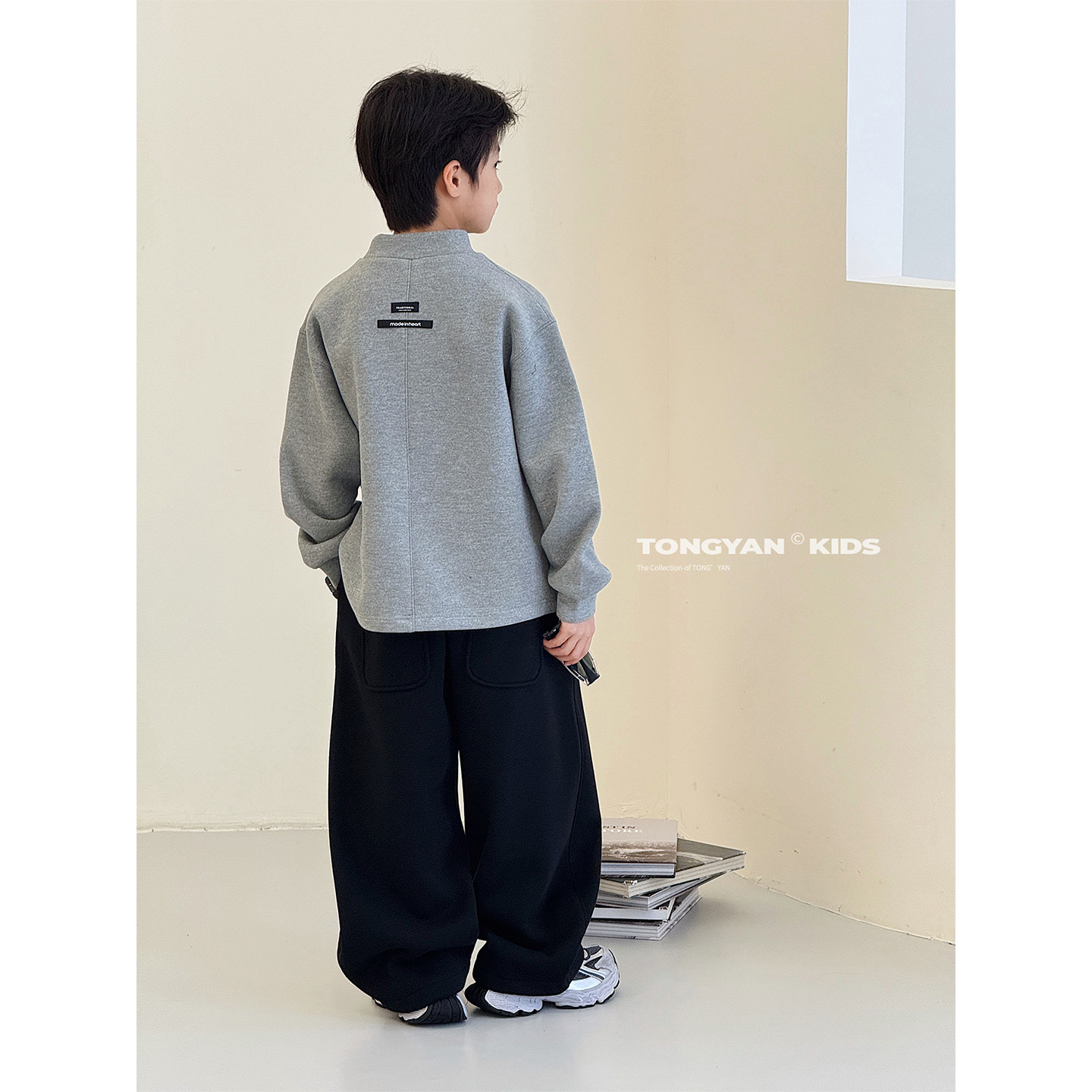 男童打底衫2025冬装新款中大童半高领上衣自制加厚冬季儿童T恤潮,淘宝优惠券,粉丝福利购,淘宝优惠卷