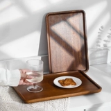 Японская деревянная прямоугольная система хранения для домашнего использования, чайная чашка