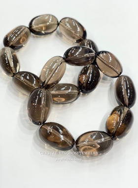 天然净体茶晶糖豆手串diy设计款手链春夏新款流行女生文艺风礼物