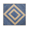 Hand-woven jute cotton living room rug in high-end style customization