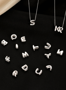 DIY字母项链小众设计感锁骨链