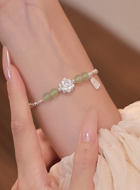 Z小姐925银好事莲莲碎银子手链女