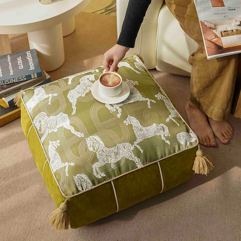 中古坐墩蒲团多用美式复古地上看书坐垫凳阳台榻榻米飘窗懒人沙发,淘宝优惠券,粉丝福利购,淘宝优惠卷