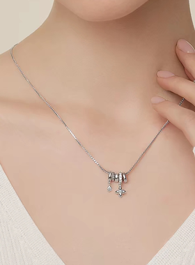 2026新爆款幸运星环项链女高级感