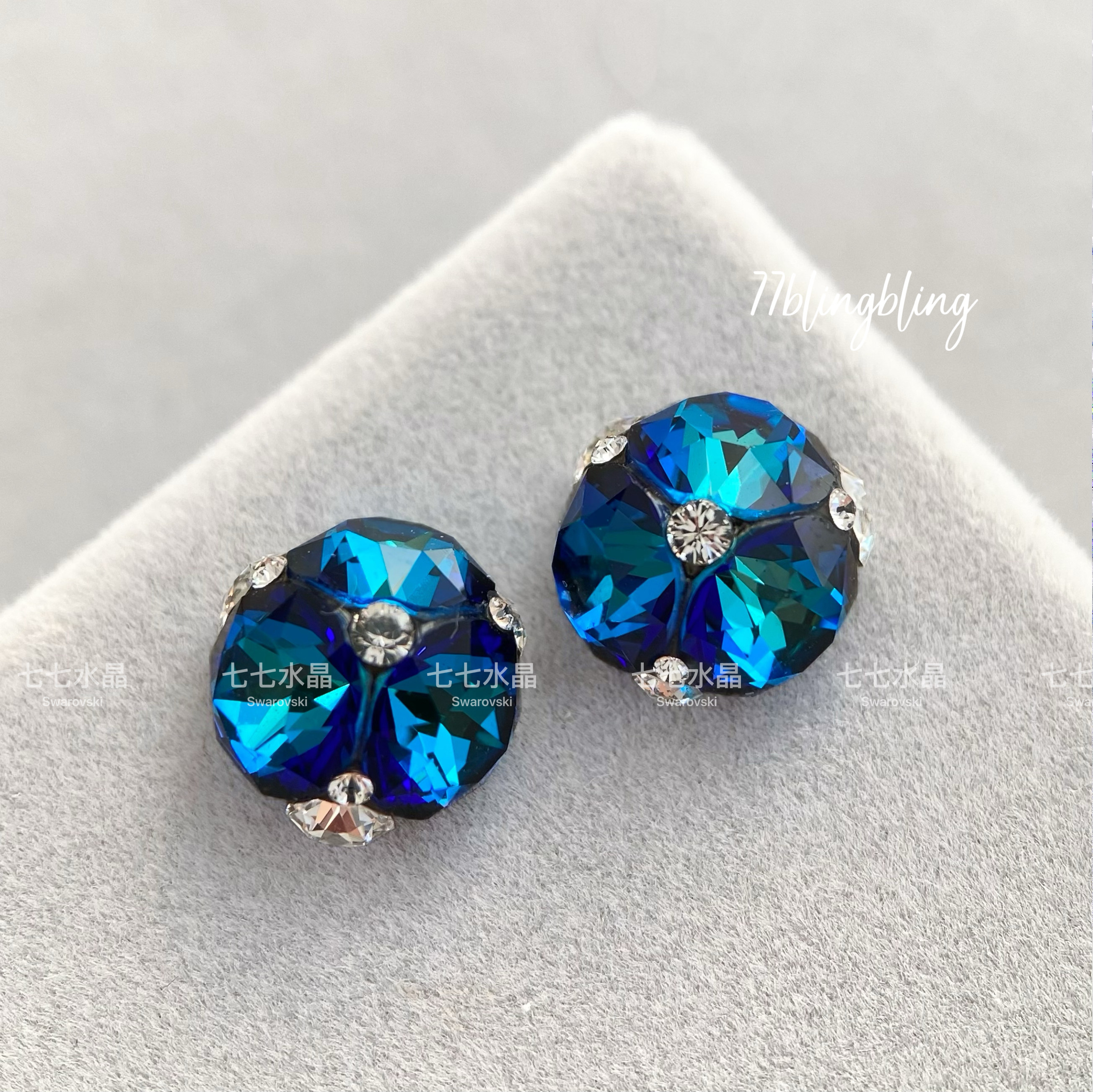 正品施家华子水晶ss29尖底圆钻Mao堆钻成品钻球美甲装饰饰品合集2 - 图0