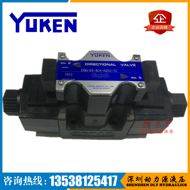 YUKEN油研电磁阀DSG-01-3C2-R100/R200-N/N1-50/70/51T/60 - 图1