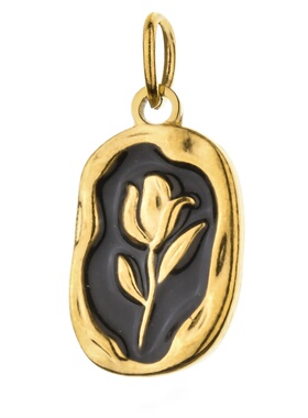 不锈钢草莓苹果桃子樱桃水果滴油挂件创意可DIY手链项链吊坠配件