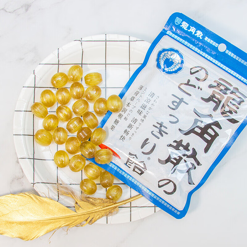 龙角散袋装条装粉末润喉糖蜂蜜柠檬薄荷糖送教师清凉护嗓