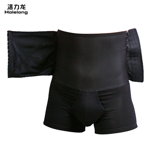 Мужское нижнее белье, удерживающий тепло утягивающий пояс на талию, штаны, корсет, ремень, комбинезон, высокая талия