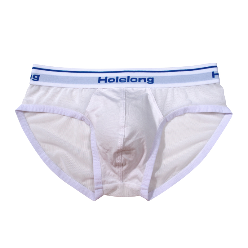 Holelong/活力龙透明网纱三角裤*3件装