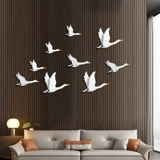 Сад твердый древесина лебедя, стена украшения стены стены настенные настенные крыльца