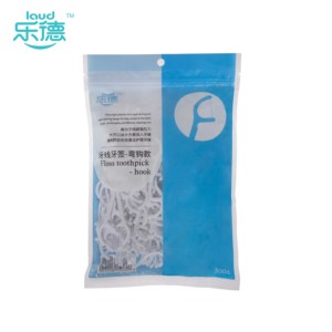 300支乐德牙线棒超细弯钩弓形