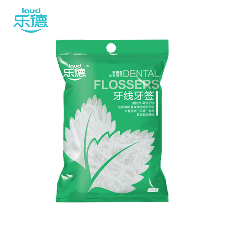 乐德薄荷味超细弯钩剔牙线便携牙线 乐德牙线/牙线棒