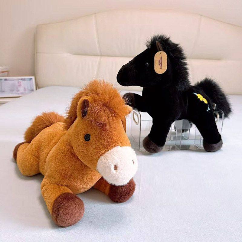 贝洋洋马上有钱仿真小马毛绒玩偶马年生肖玩偶儿童玩具小马驹公仔,淘宝优惠券,粉丝福利购,淘宝优惠卷