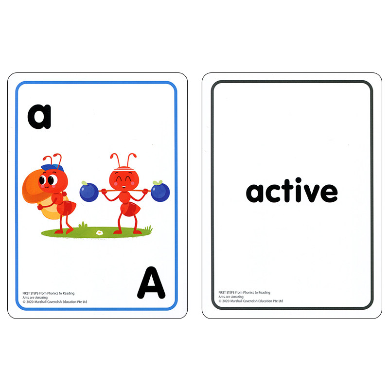 新加坡拼读故事书FIRST STEPS From Phonics to Reading 1级别闪卡片flashcards level1教学卡片 ...