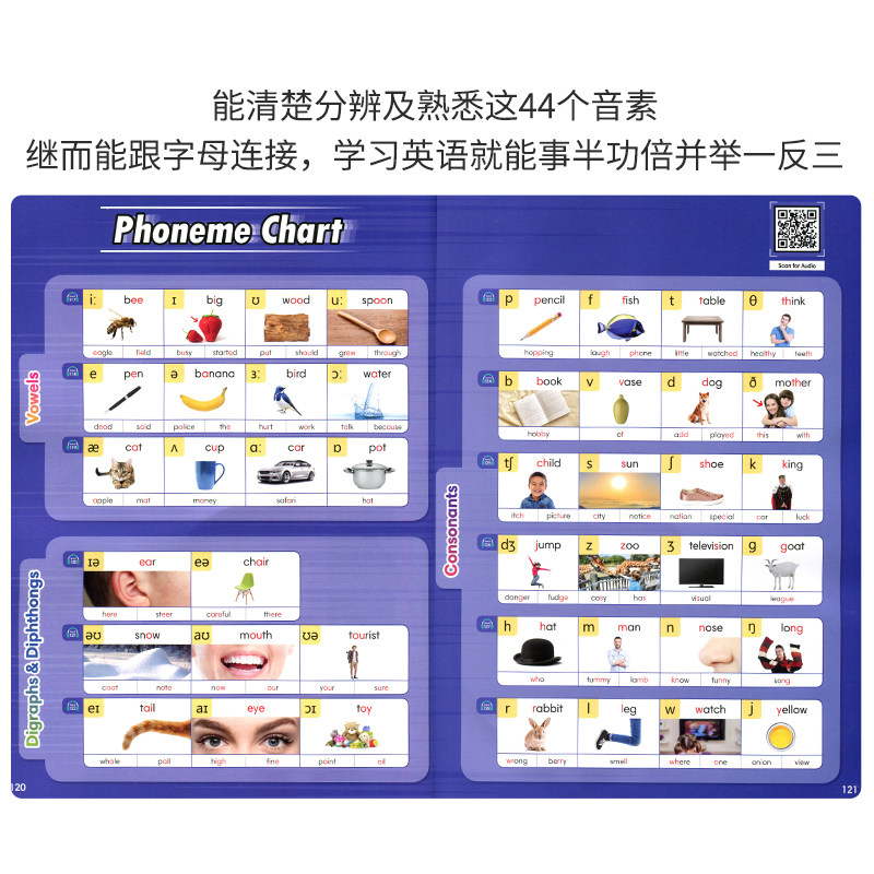 包邮原版少儿自然拼读教材fast phonics 寒暑假短期拼读课程自然拼读速成班含有在线app少儿英语字母发音规则含CD-ROM互动学习软件
