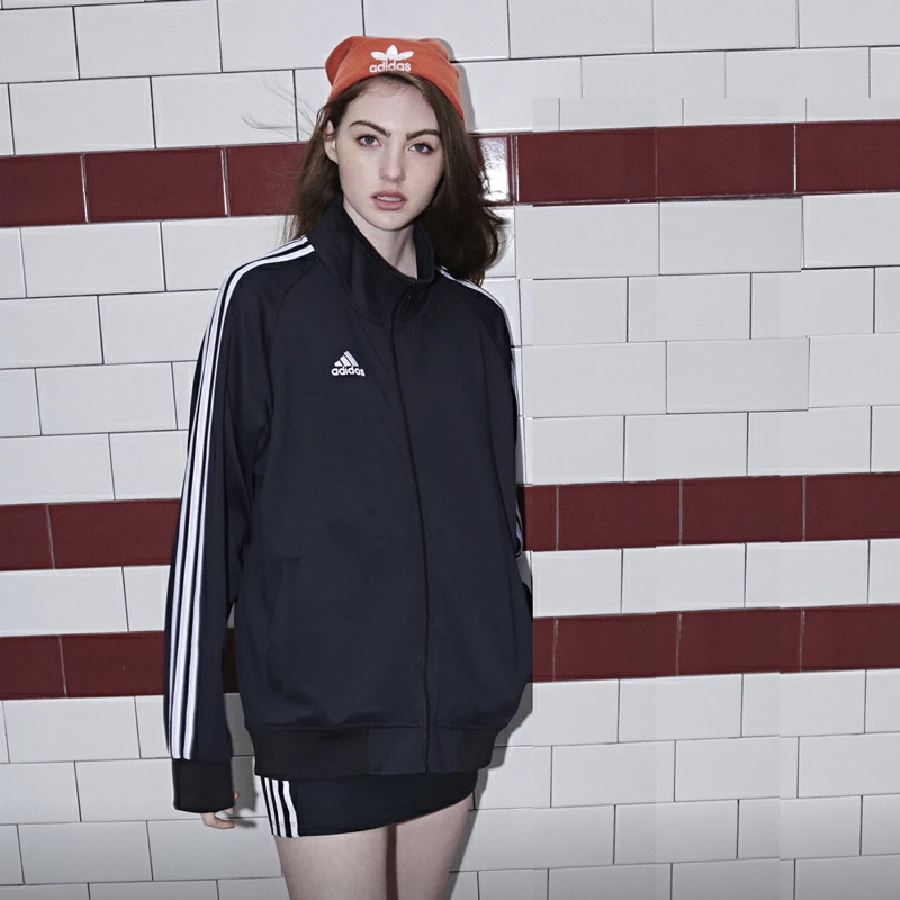 Adidas阿迪达斯女外套官方旗舰夏季男情侣休闲运动服夹克衫TR30JR - 图1