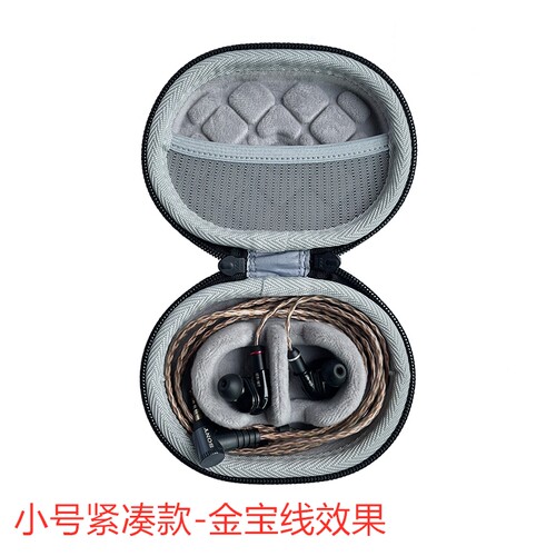 适用索尼IER-Z1R M7 M9入耳式HiFi耳塞耳挂耳机收纳硬壳包袋套盒 - 图0